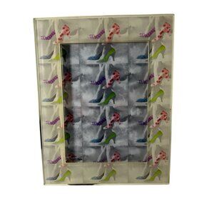 Acrylic Photo Frame 5x7 High Heel Shoes Pop Art Style Fashion Target Table Top